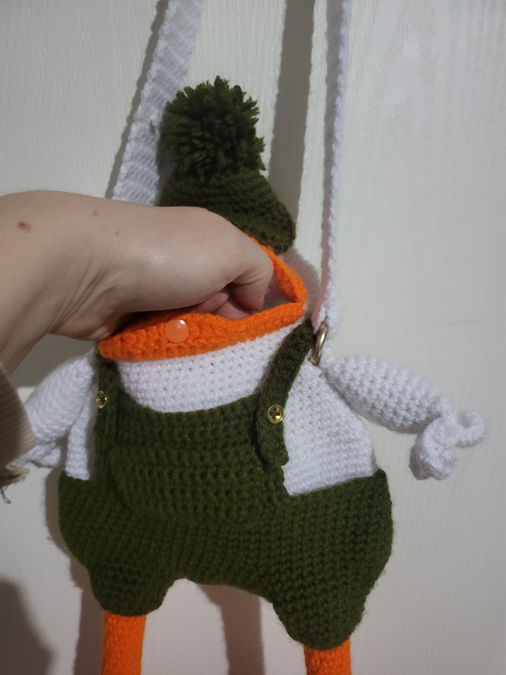 Renkli Ördek Figürlü Peluş Çanta - Görsel 3