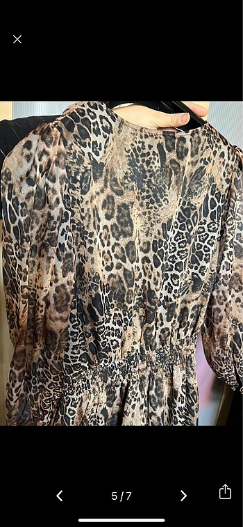 Zara Leopar elbise