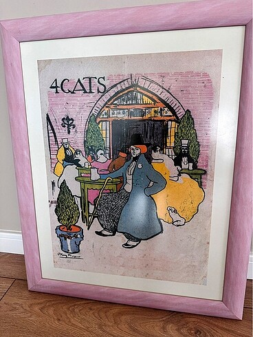 4Cats Çerçeveli tablo