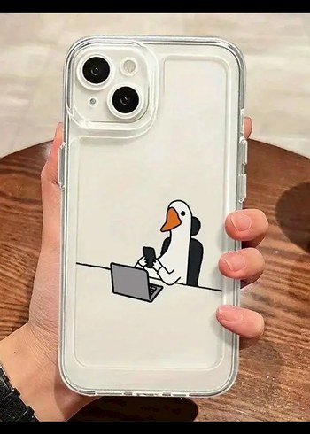 Şeffaf Gri Telefon Kılıfı - Görsel 4