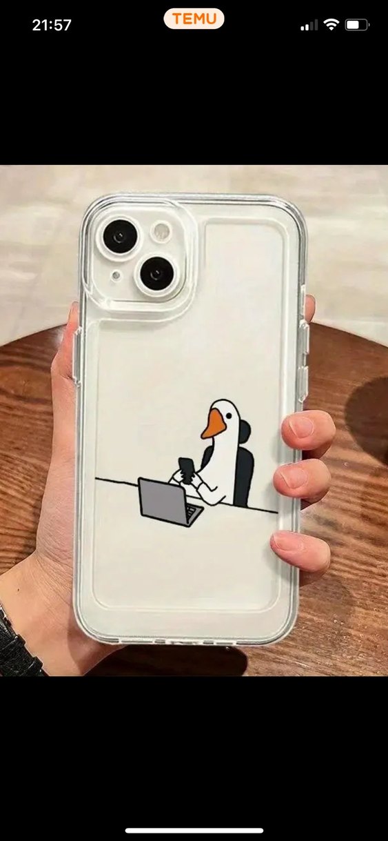 Şeffaf Gri Telefon Kılıfı - Görsel 4