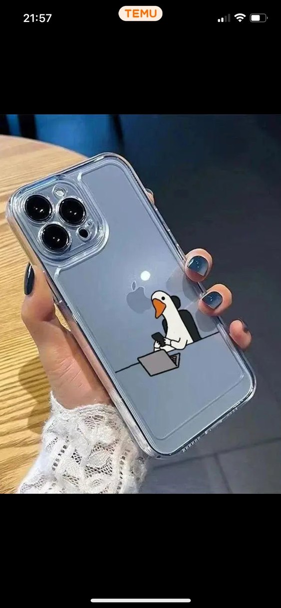 Şeffaf Gri Telefon Kılıfı - Görsel 3