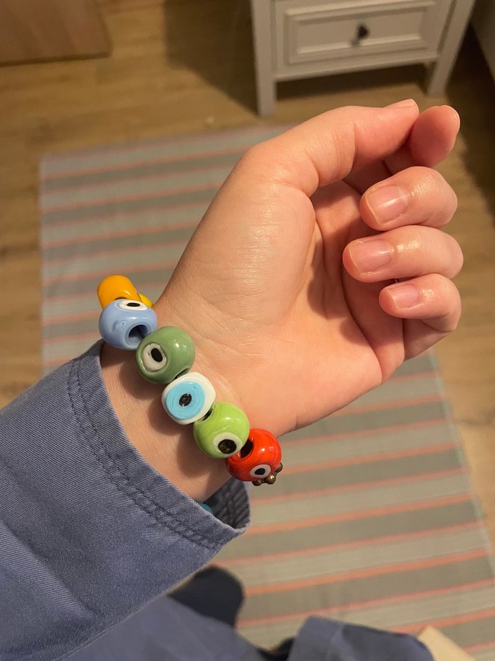 Taş boyama Kadın Bileklik - Görsel 2