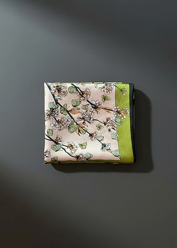 İpek Görünümlü Saten Kadın Fularlar - Görsel 15