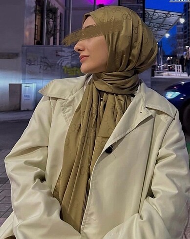 Yağ yeşili Şal