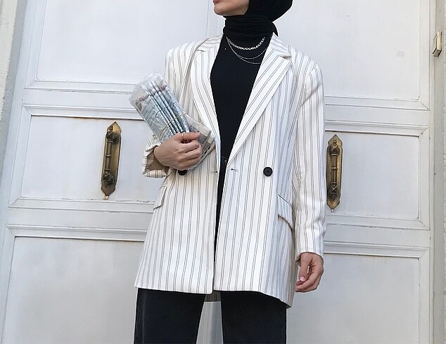 BERSHKA BLAZER ASTARLI CEKET