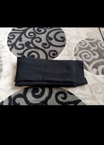 Kürklü Siyah Kadın Termal Tayt - Görsel 8