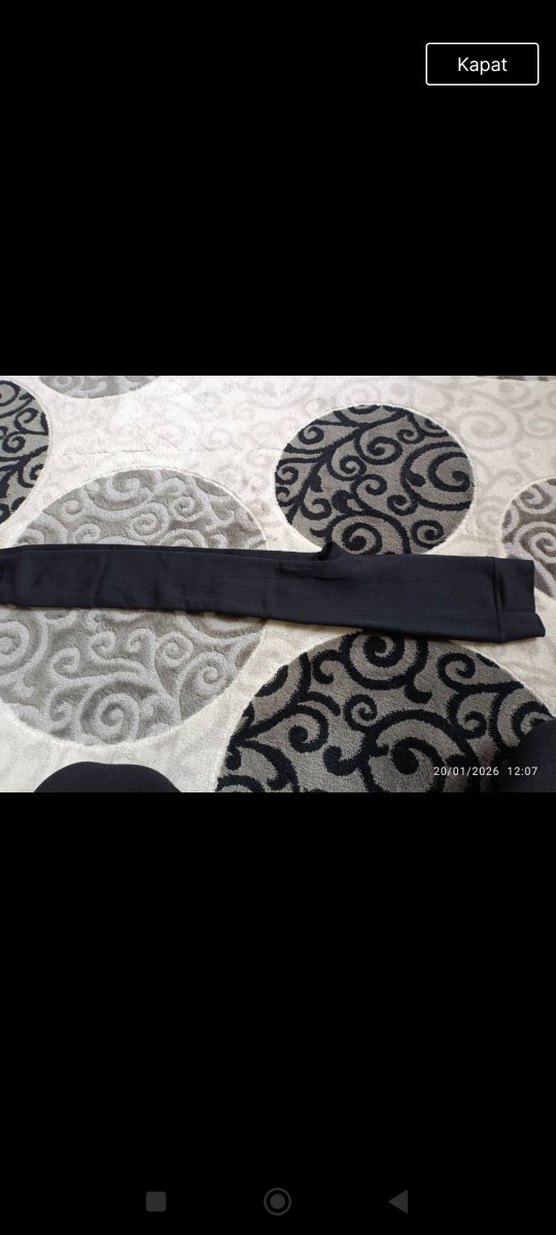 Kürklü Siyah Kadın Termal Tayt - Görsel 3