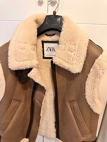 xs Beden kahverengi Renk Zara yelek