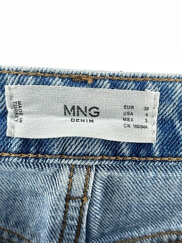 36 Beden mavi Renk Mango Jean / Kot %70 İndirimli.