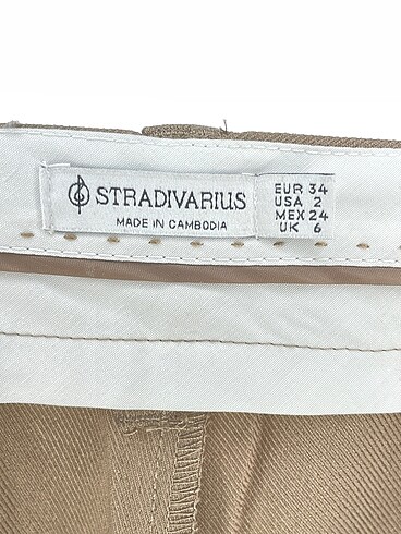 34 Beden çeşitli Renk Stradivarius Kumaş Pantolon %70 İndirimli.