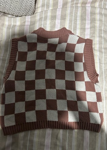 Yaka Örgü Süveter - Görsel 2