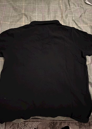 Siyah Kısa Kollu Erkek Polo Tişört - Görsel 2