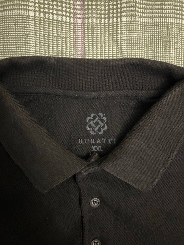 Siyah Kısa Kollu Erkek Polo Tişört - Görsel 3