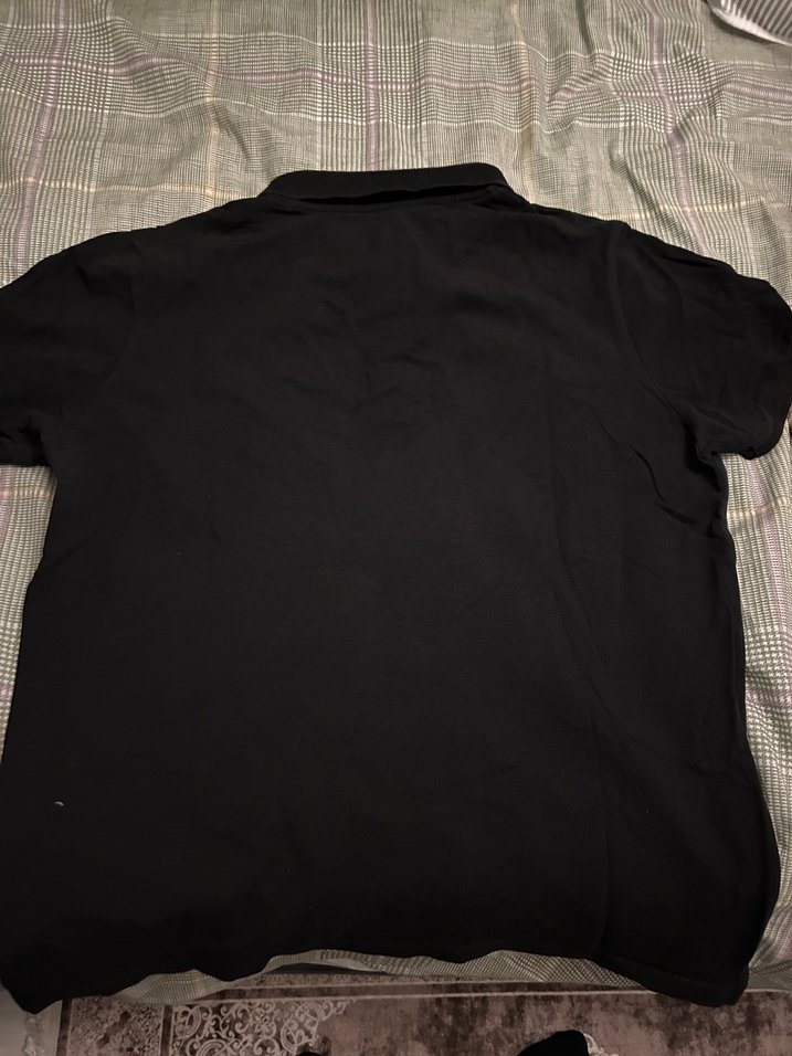 Siyah Kısa Kollu Erkek Polo Tişört - Görsel 2