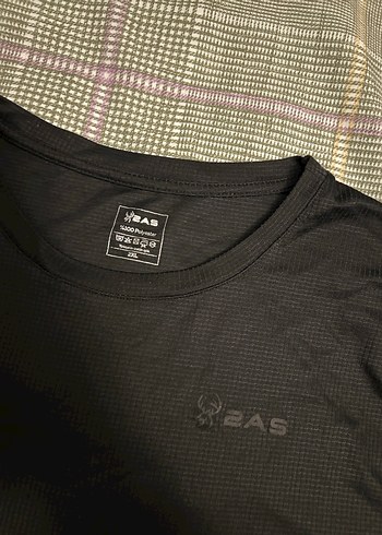 Siyah Erkek Kısa Kollu Tişört Spor - Görsel 2