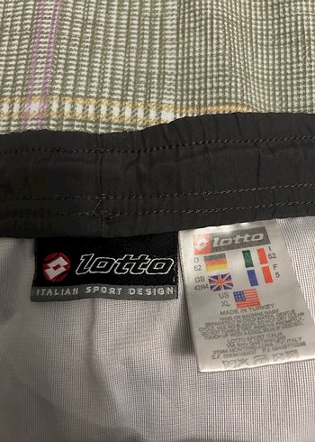 Erkek Siyah Spor Şort ORJİNAL LOTTO - Görsel 3