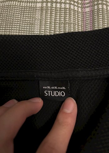 Siyah Erkek Polo Tişört - Görsel 2