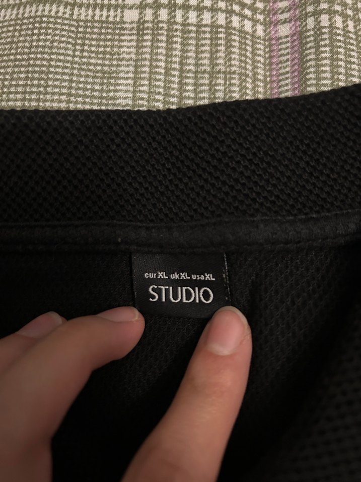 Siyah Erkek Polo Tişört - Görsel 2