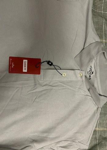 Gri Erkek  Tişört Kısa Kollu - Görsel 2