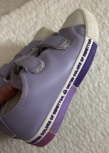 Kız Çocuk Mor Cırtlı Spor Ayakkabı - Görsel 2