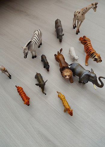 Hayvan Figürleri Seti - Safari Temalı