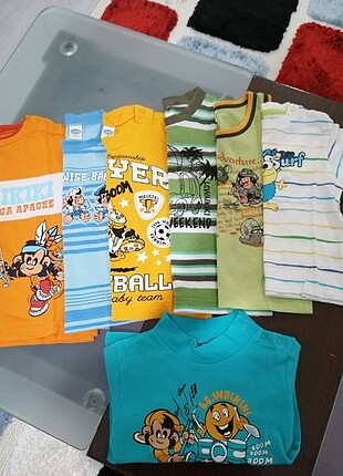 LC Waikiki 12/18 Ay Erkek Çoçuk Tişört 7 Adet