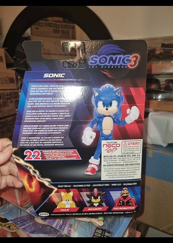 sonic 3 hedgehog 13cm figür - Görsel 4