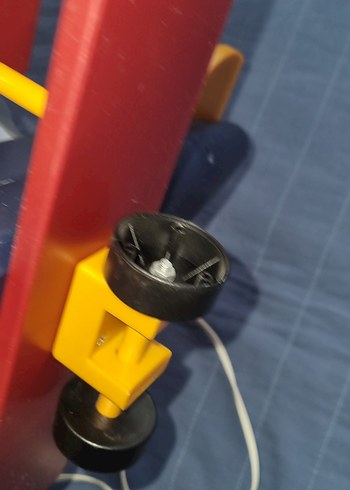 Kırmızı Ahşap Uçak Lamba - Görsel 4