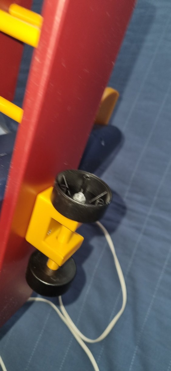 Kırmızı Ahşap Uçak Lamba - Görsel 4