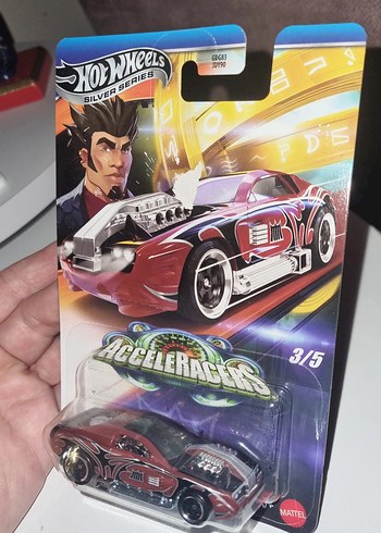 HOT WHEELS Silver Series AcceleRacers Hollowback JCB93 - Görsel 4