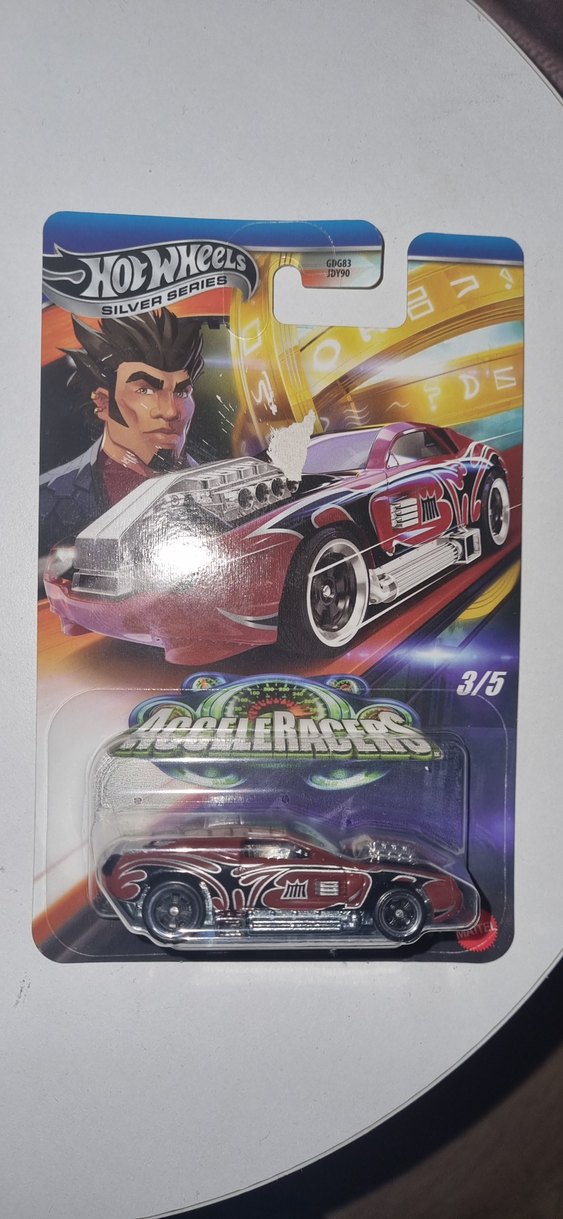 HOT WHEELS Silver Series AcceleRacers Hollowback JCB93 - Görsel 2