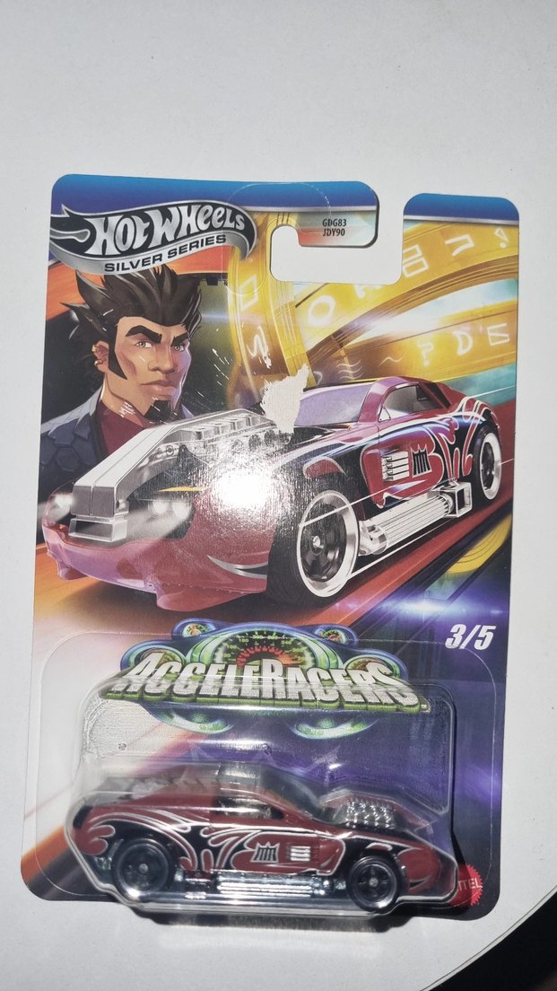 HOT WHEELS Silver Series AcceleRacers Hollowback JCB93 - Görsel 5