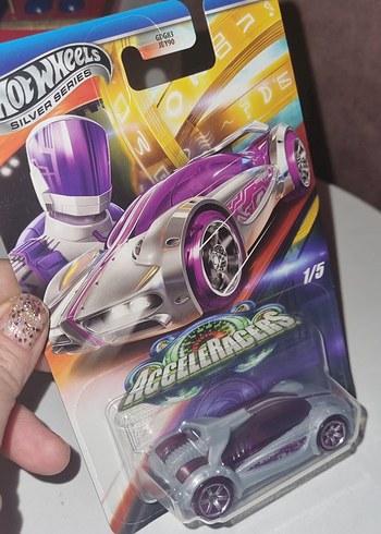 HOT WHEELS Silver Series AcceleRacers Iridium JCB92 - Görsel 5