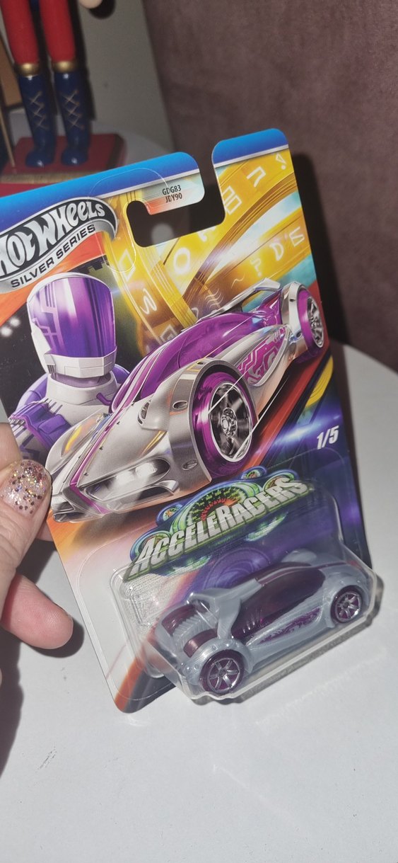 HOT WHEELS Silver Series AcceleRacers Iridium JCB92 - Görsel 5