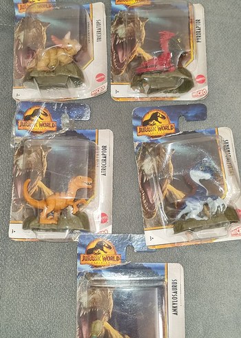 Jurassic World Mikro Dinozor Figürleri Seti - Görsel 3