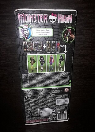  Beden Monster High Doll, Create-A-Monster : Skeleton Girl 
