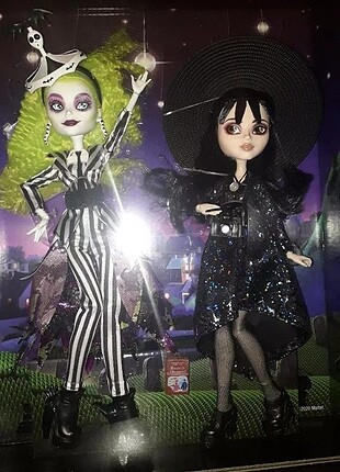 Beetlejuice & Lydia Deetz Monster High Skullector Doll