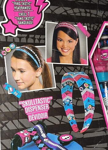 44 Beden lacivert Renk monster high taç yapma seti