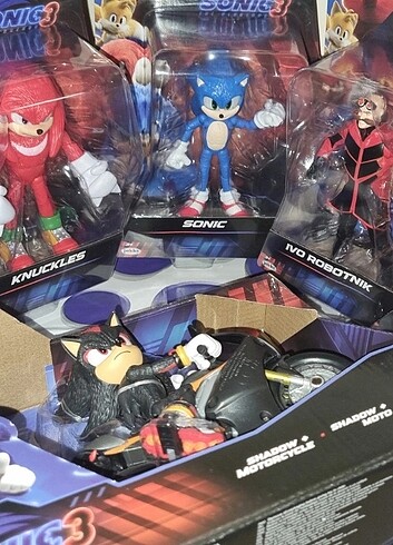Beden sonic shadow knuckles tails motorsiklet