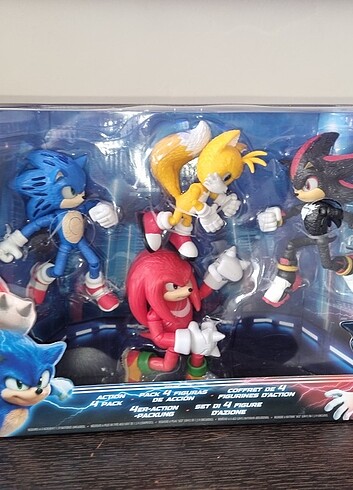 Sonic 4lü ışıklı Hedgehog 13Cm