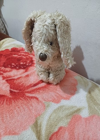 Gri Peluş Oyuncak Köpek