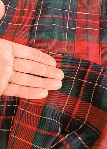 8 Yaş Beden bordo Renk Okul eteği