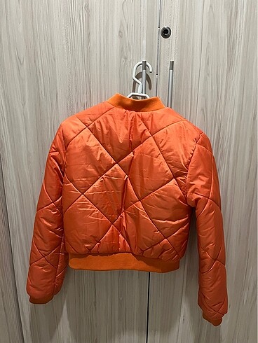 s Beden turuncu bomber ceket