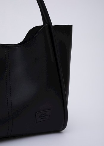 Siyah Shaka En Çok Satan Suni Deri Kadın Çanta - Görsel 7