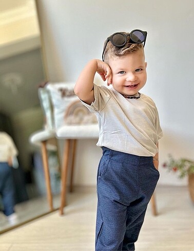 18-24 Ay Beden Erkek çocuk kumaş pantolon