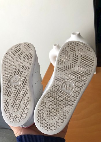 Kız Çocuk Beyaz Spor Ayakkabı Velcro - Görsel 4