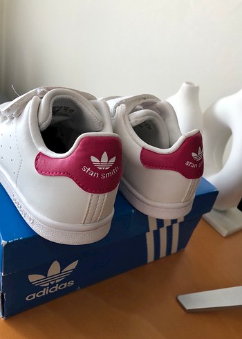 Kız Çocuk Beyaz Spor Ayakkabı Velcro - Görsel 2