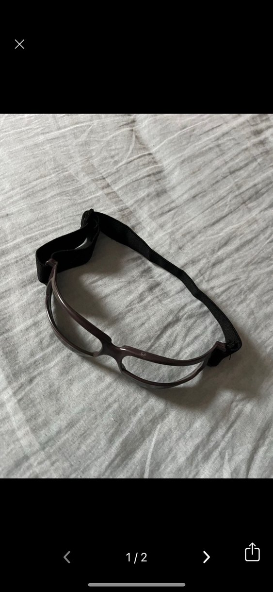 Elastik Bantlı Kahverengi Gözlük - Görsel 3
