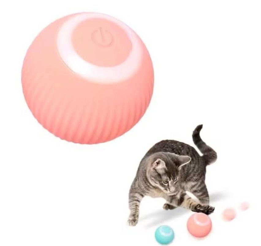 Gri Kedi Oyuncağı Top - Görsel 2